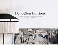 Website and brand design for Dendelion Editions