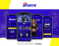 Sports News App Challenge by Uplabs