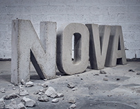 Stone typography for CC NOVA