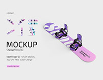 Snowboard Mockup Set