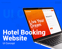Hotel Booking Website UI Concept