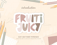 FRUITI JUICY CUT-OUT TYPEFACE - FREE FONT