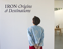 Iron: Origins & Destinations exhibition branding