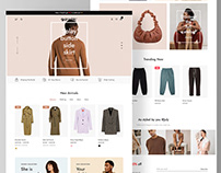 Fashion Online Shop / Ecommerce Website / UI UX Design