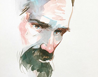 Watercolour portraits