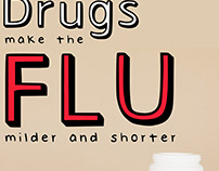 Antiviral Drugs make the Flu milder and shorter