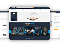 Amazon website-Redesigned. A concept.