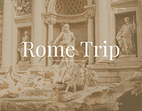 Rome Trip / Website for travel agency