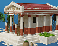 Greek style ancient temple - Free Download