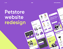 E-COMMERCE REDESIGN | PETSTORE WEBSITE