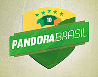 Logotipo e Materiais de Divulgação - Pandora Brasil