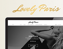 Lovely Paris - Clothes & Fashion Web Design