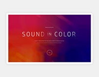HP Sound in Color Website