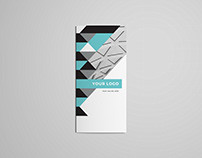 Clean Modern Business Trifold