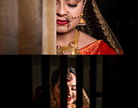 Bride Making - In Frame Bride Pooja - 35mm Arts