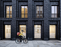 AN APARTMENT BLOCK IN LONDON ARCHITECTURAL RENDERING