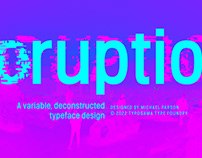 NEW: Koruption typeface