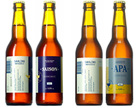Sahlins Brygghus – Brand identity & beer packaging