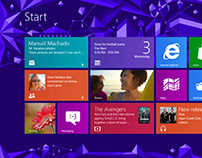 Windows 8 Start screen background design