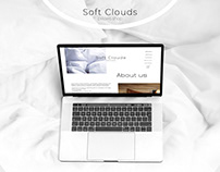 Web design for "Soft Clouds' shop.