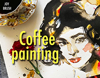 Coffee portraits (painting with coffee)