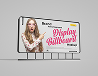 Free Display Billboard Mockup