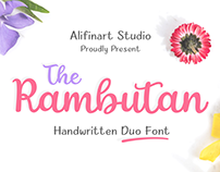 The Rambutan Handwritten Duo Font
