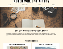 Adventure Outfitters Webpage - Javascript/HTML/CSS