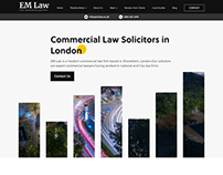 Commercial Law Website Redesign