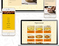 Разработка сайта для пекарни. Development of website