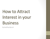 How to Attract Interest in your Business
