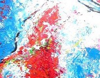 Acrylic on canvas - Color splash