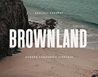 Brownland – Modern Condensed Sans Serif