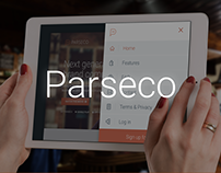 Parseco App - Landing Page