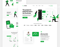 Refundo - Tax Preparer Tools Website Design