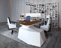 Офисная мебель "Айсберг" (Office furniture "Aiceberg")