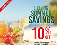 Create Email designs for Summer campaign (5 Brands)