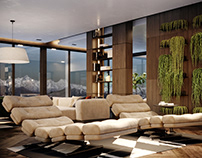 Villa in Almaty living room