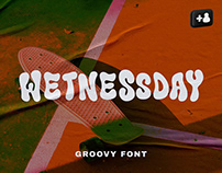 Wetnessday Groovy Font