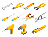Repair & Construction Tools Icons