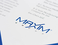 Maxim Group Logo and Brochure