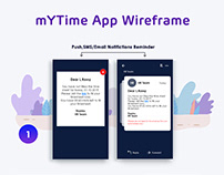 mYTime App Wireframe