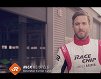 RaceChip TV spot tag-on featuring Nick Heidfeld
