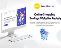 Online Shopping Savings Website Redesign