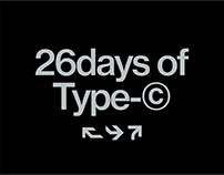 26 Days of Type