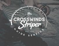 Crosswinds Striper fishing Guide - Logo Design