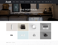Portfolio – 4 Columns - Zenith WordPress Theme