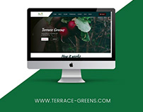 Terrace Greens website UI Design