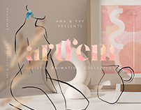 artfem | animated branding design by ana & yvy