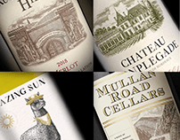 The Illustrated Wine Label Collection by Steven Noble